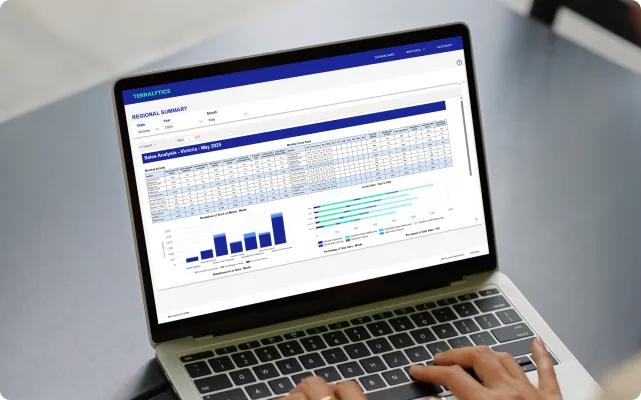 Terralytics scalable insights view